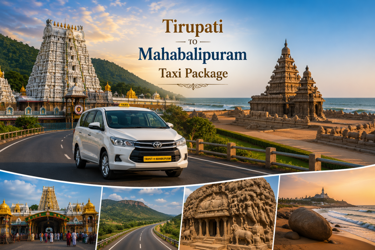 Tirupati to Mahabalipuram Taxi Package ₹7,999/-